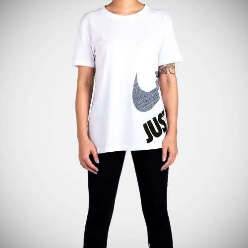 Original Women's NIKE Sportswear AV25 BC Tee - Black/White 848996 100 Size Medium