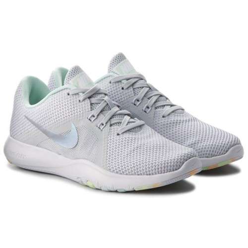 Original Women's NIKE Flex TR 8 Premium Training Shoe Pure Platinum 924340 090 Size UK 4.5 (SA 4.5)