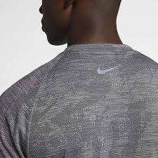 Original Mens Nike Medalist Gunsmoke Grey Short-Sleeve Running Top AA2214 036 Size Large