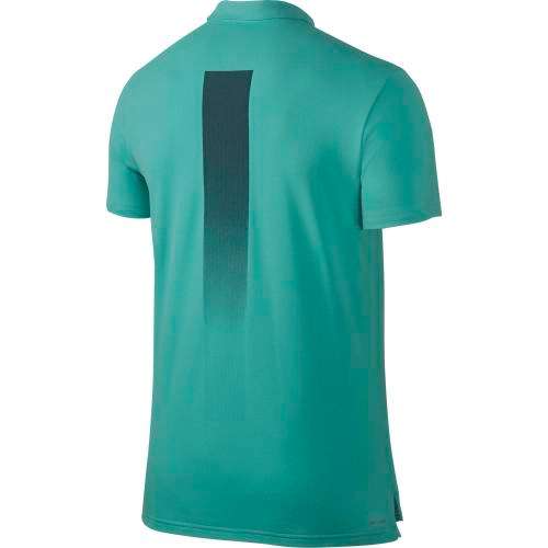 Original Mens Nike Premier Roger Federer (RF) Polo Shirt 2015 - Light Retro/Teal 679086 405 Size XXL