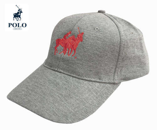 Original Mens Polo Classic Sports Cap Grey - Double Pony