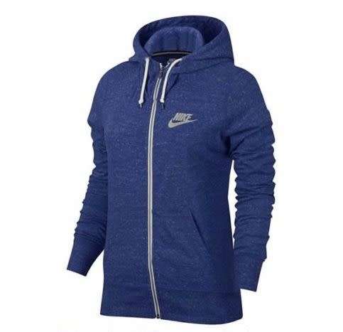 Original Nike GIRL's VINTAGE Hoodie LITE SWEATSHIRT FULL ZIP 824206 456 Size Large
