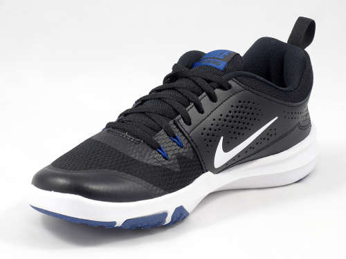 Original Mens Nike LEGEND TRAINER  Black/White/Gym Blue 924206 004 Size UK 12 (SA 12)