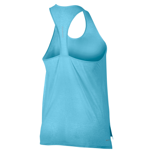 Original Womens Nike Breathe Cool Running Tank Barely Volt 831782 483 Size Medium