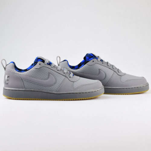 Original Mens Nike Court Borough LOW 844881 003 Grey/Hyper Cobalt Size UK 12 (SA 12)