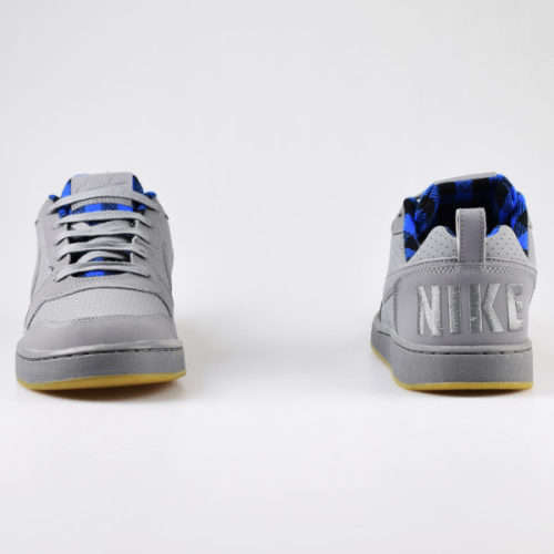 Original Mens Nike Court Borough LOW 844881 003 Grey/Hyper Cobalt Size UK 12 (SA 12)