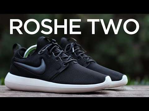 Original Mens NIKE ROSHE TWO 844656 003 Black/ Anthracite Size UK 11 (SA 11)