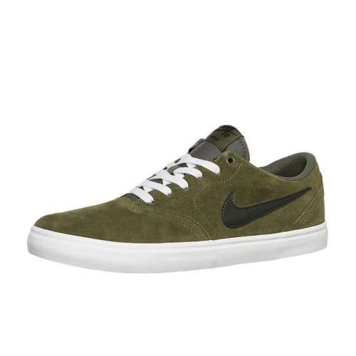 Original Mens Nike SKATEBOARD CHECK SOLARSOFT Medium Olive 843895 200 UK 12 (SA 12)