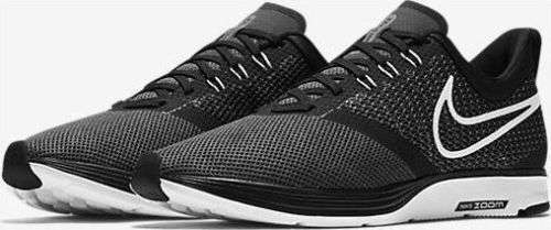 Original Mens Nike Zoom Strike Running Shoes (latest)  AJ0189 001 Black/ White Size UK 12 (SA 12)