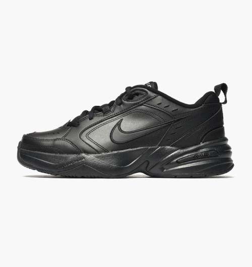 Original Mens NIKE Air MONARCH IV Black/Black 415445 001 Size UK 11 (SA 11)