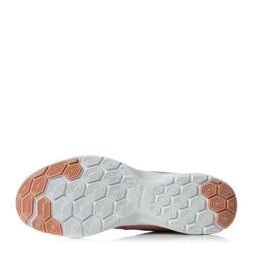 Original Women's Nike Flex Bijoux Rust Pink/ Metallic Silver 881863 610 Size UK 6.5 (SA 6.5)