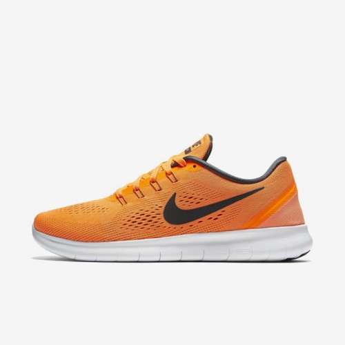 Original Mens Nike Free RN 831508 800 Total Orange/ Anthracite Size UK 10 (SA 10)
