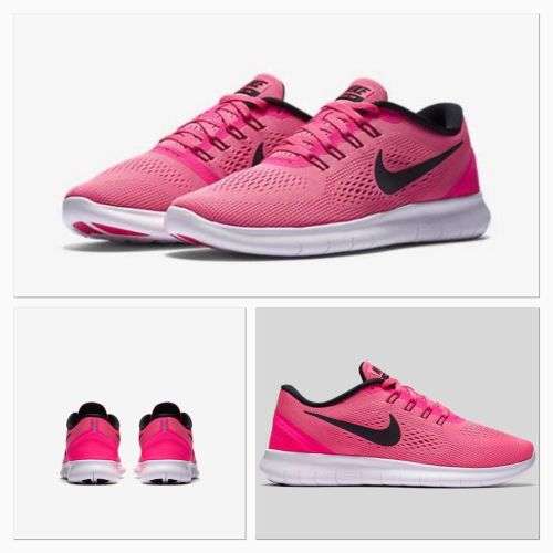Original Women's Nike FREE RN Running PINK BLAST/ FIRE PINK 831509 600 Size UK 5 (SA 5)