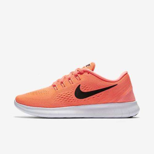 Original Women's Nike FREE RN BRIGHT MANGO/ BLACK SUNSET 831509 802 Size UK 4.5 (SA 4.5)