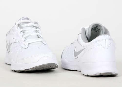 Original Womens NIKE CORE MOTION TR 2 White/ MTL SILVER 749179 100 Size UK 5 (SA 5)