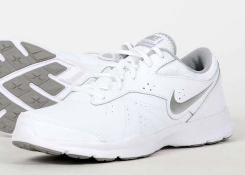 Original Womens NIKE CORE MOTION TR 2 White/ MTL SILVER 749179 100 Size UK 5 (SA 5)