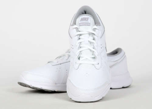 Original Womens NIKE CORE MOTION TR 2 White/ MTL SILVER 749179 100 Size UK 5 (SA 5)