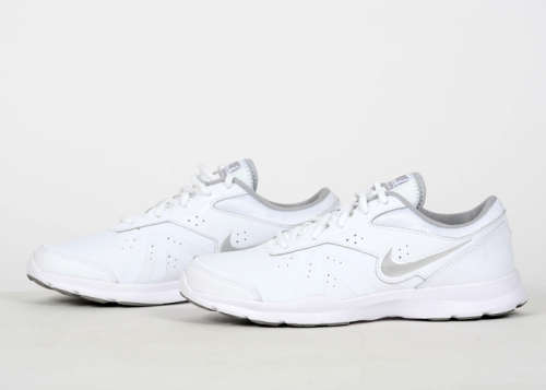 Original Womens NIKE CORE MOTION TR 2 White/ MTL SILVER 749179 100 Size UK 5 (SA 5)