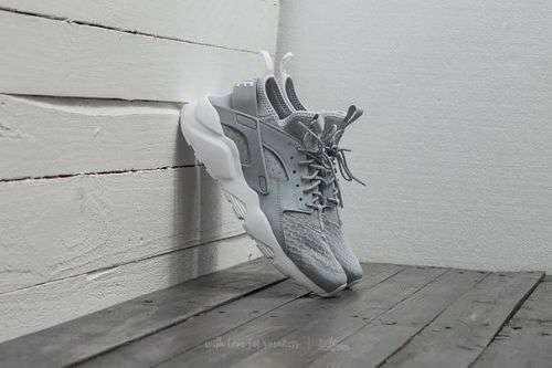 Original Mens Nike AIR HUARACHE RUN ULTRA 819685 007 Wolf Grey/Pale Grey Size UK 8/ 9 (SA 8/9)