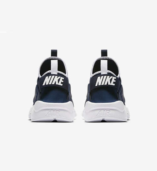 Original Mens Nike AIR HUARACHE RUN ULTRA 819685 406 Midnight Navy/ White Size UK 8 (SA 8)