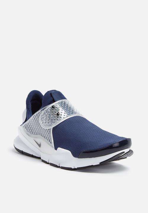 Original Women's NIKE SOCK DART Midnight Navy/ Black- White 848475 401 Size UK 5.5 (SA 5.5)