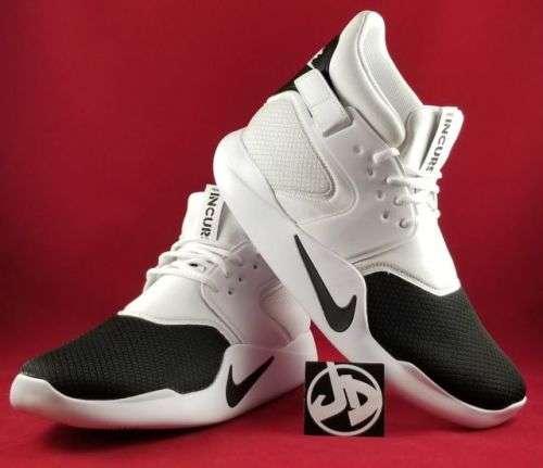 Original Mens Nike INCURSION MID Black/ Black-White 917541 004 Size UK 10 (SA 10)