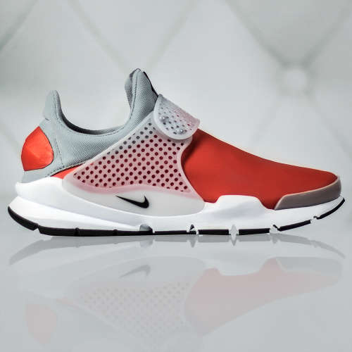 Original Mens NIKE SOCK DART SE (Special Edition) Max Orange/Wolf Grey 911404 800 UK Size 11 (SA 11)