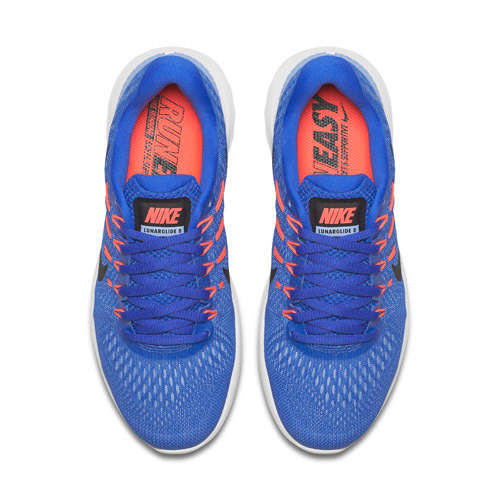 Original Women's Nike LUNARGLIDE 8 Medium Blue/ Black ALUM 843726 406 Size UK 5 (SA 5)