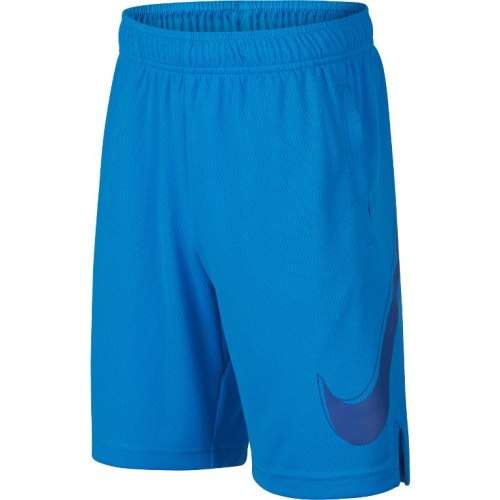 Original Nike Boys DRY Graphic Training Shorts Blue Hero / Game Royal 939660 469 Size XL