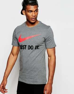 Original Mens Nike T-Shirt With Just Do It Swoosh 707360 071 Size Extra Large