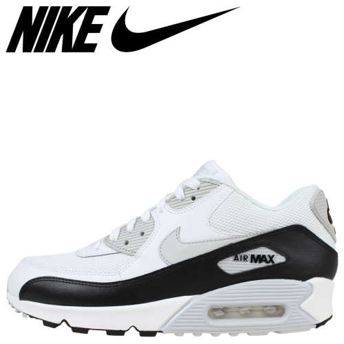 Original Mens NIKE Air Max 90 Essential 537384 125 White / Platinum/ Black Size UK 11.5 (SA 11.5)