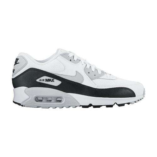 Original Mens NIKE Air Max 90 Essential 537384 125 White / Platinum/ Black Size UK 11.5 (SA 11.5)