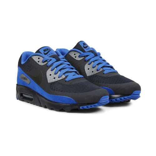 Original Mens NIKE Air Max 90 ULTRA Essential 819474 403 Dark Obsidian/ Black Size UK 11 (SA 11)
