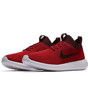 Original Mens NIKE ROSHE TWO FLYKNIT V2 University Red 918263 600 Size UK 8 (SA 8)