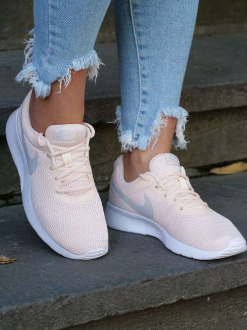 Original Women's Nike Tanjun Guava Ice/ Vast Grey-White 812655 800 UK 5.5 (SA 5.5)