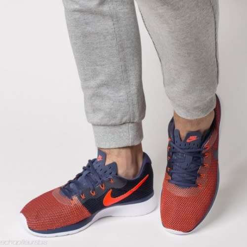 Original Mens Nike Tanjun Racer Total Crimson /Neutral Indigo 921669 800 SZ UK 8.5/9.5 (SA 8.5/9.5)