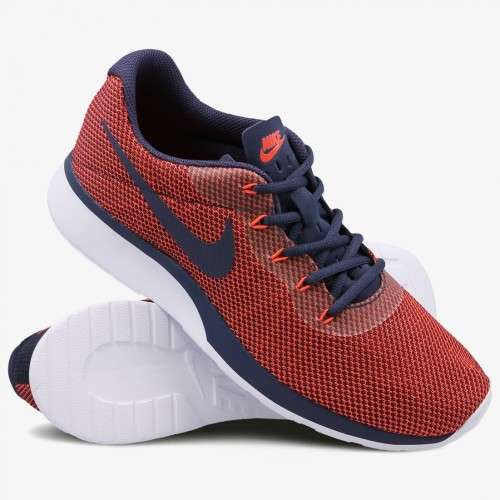 Original Mens Nike Tanjun Racer Total Crimson /Neutral Indigo 921669 800 SZ UK 8.5/9.5 (SA 8.5/9.5)