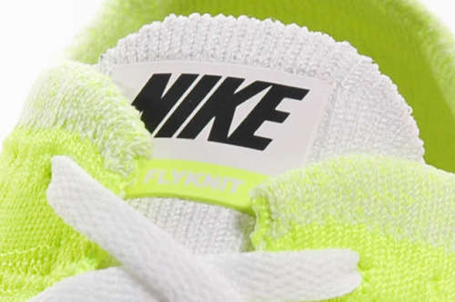 Original Women's Nike FREE FLYKNIT 4.0 White/ Black/ Volt Glow 631050 103 Size UK 5.5 (SA 5.5)