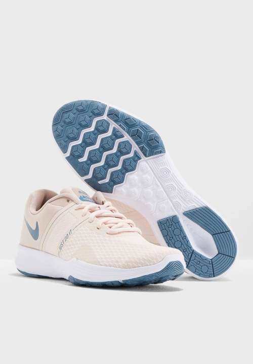 Original Women's NIKE City Trainer 2 (latest) Particle Beige/ Teal AA7775 201 UK Size 4.5 (SA 4.5)