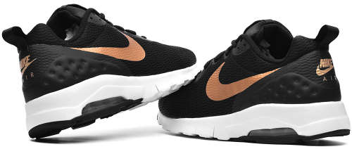 Original Women's Nike Air Max Motion Black/ Metallic Gold 833662 002 Size UK 5 (SA 5)