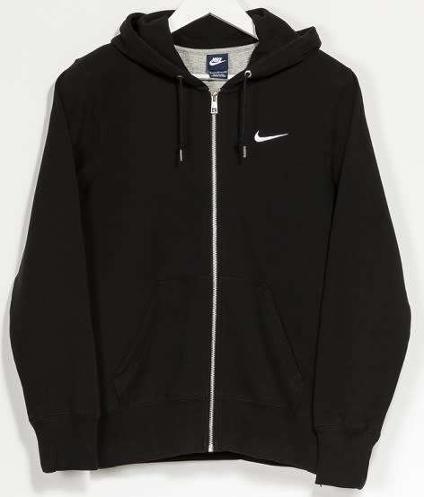 Original Mens Nike Classic Full Zip Hooded Sweatshirt BLACK  813267 010 Choose from Large/ XL