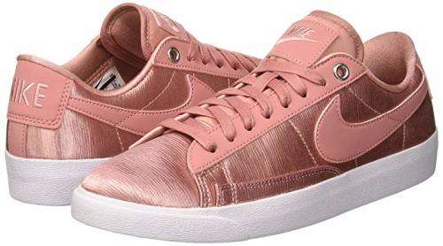 Original Womens NIKE Blazer LOW SE (latest) Rust Pink/ White AO1251 600 Size UK 6 (SA 6)