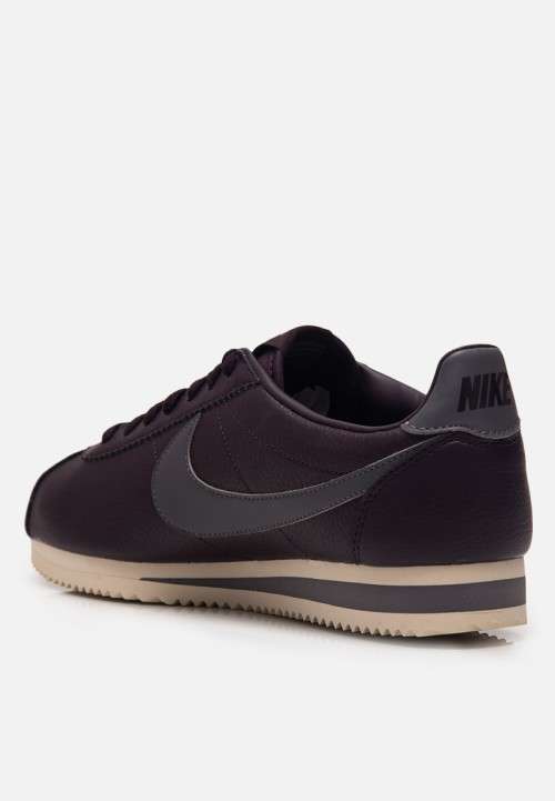 Original Mens NIKE Classic Cortez Leather Burgundy Ash/ Gunsmoke 749571 601 Size UK 9 (SA 9)