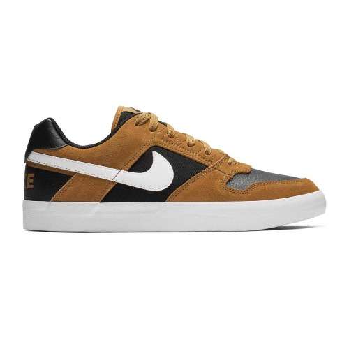 Original Mens NIKE SB DELTA FORCE VULC Golden Beige/Black 942237 201 Size UK 10/11 (SA 10/11)