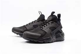 Original Mens Nike AIR HUARACHE RUN ULTRA Black/ Black 819685 002 Size UK 8 (SA 8)