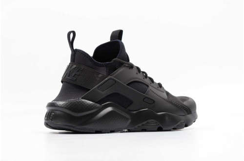 Original Mens Nike AIR HUARACHE RUN ULTRA Black/ Black 819685 002 Size UK 8 (SA 8)