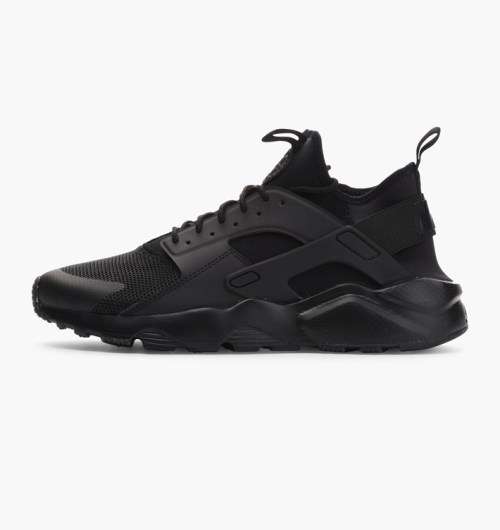 Original Mens Nike AIR HUARACHE RUN ULTRA Black/ Black 819685 002 Size UK 8 (SA 8)
