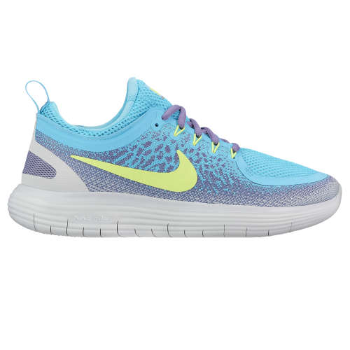 Original Women's Nike FREE RN DISTANCE 2 Polarized Blue/ VOLT 863776 402 Size UK 5.5 (SA 5.5)