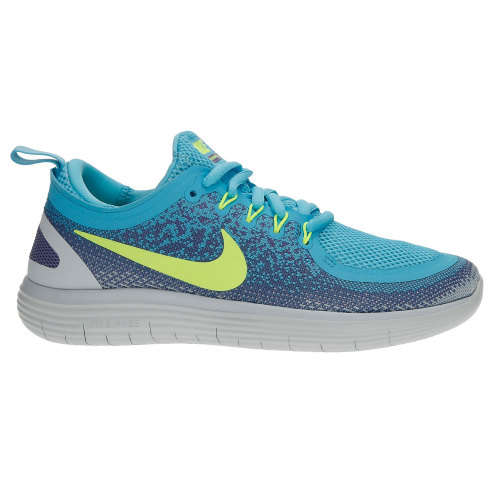 Original Women's Nike FREE RN DISTANCE 2 Polarized Blue/ VOLT 863776 402 Size UK 5.5 (SA 5.5)