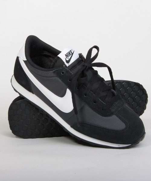 Original Mens NIKE Mach Runner 303992 010 Anthracite/ White- Black Size UK  8 (SA 8)